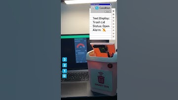 Smart Trash Bin System with ESP32 (DEMO)