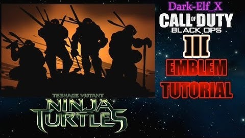 Black Ops 3 Emblem - Teenage Mutant Ninja Turtles