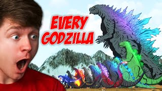 EVERY GODZILLA the SIZE COMPARISON Reaction!