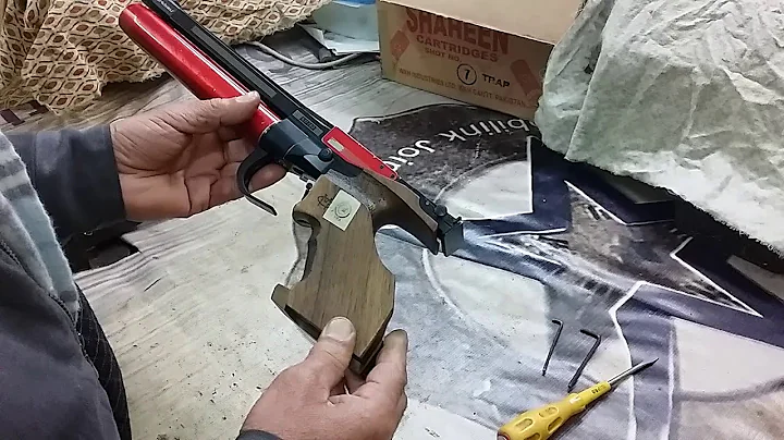 Air pistol Trigger adjustment