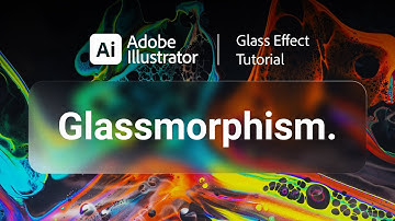 Illustrator Beginner Tutorial: Glass Effect (Glassmorphism)