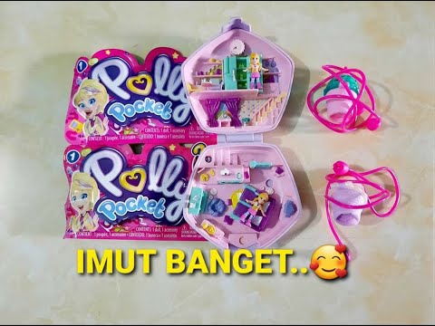 POLLY POCKET - WEARABLE COLLECTOR (BISA JADI TAS) TERBARU 2020 | Review & Cara Merakit #nuriaandmom. 