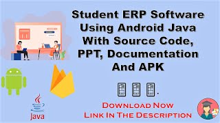 Student ERP Software using Android Java With Source Code, PPT, Documentation and APK 📱. screenshot 1