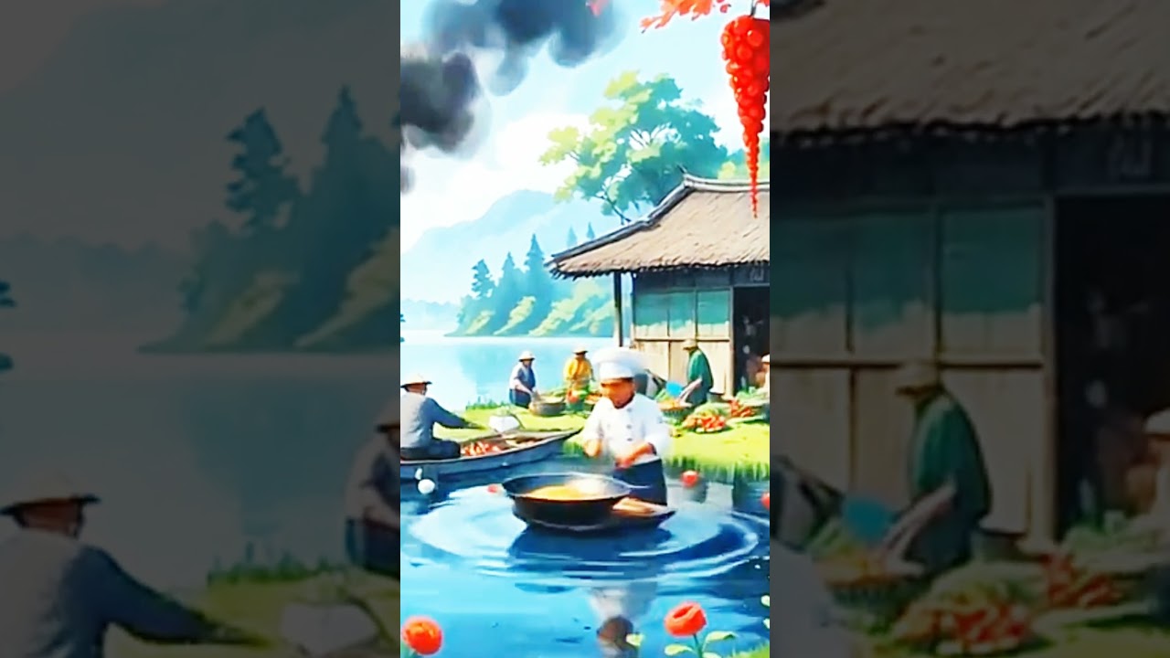 Mini food working cartoon I cat meat "Real Food, But Mini Size! 🍔 | Miniature Cooking Magic"