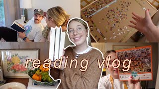 cozy reading vlog: i read 3 entire books in 3 days