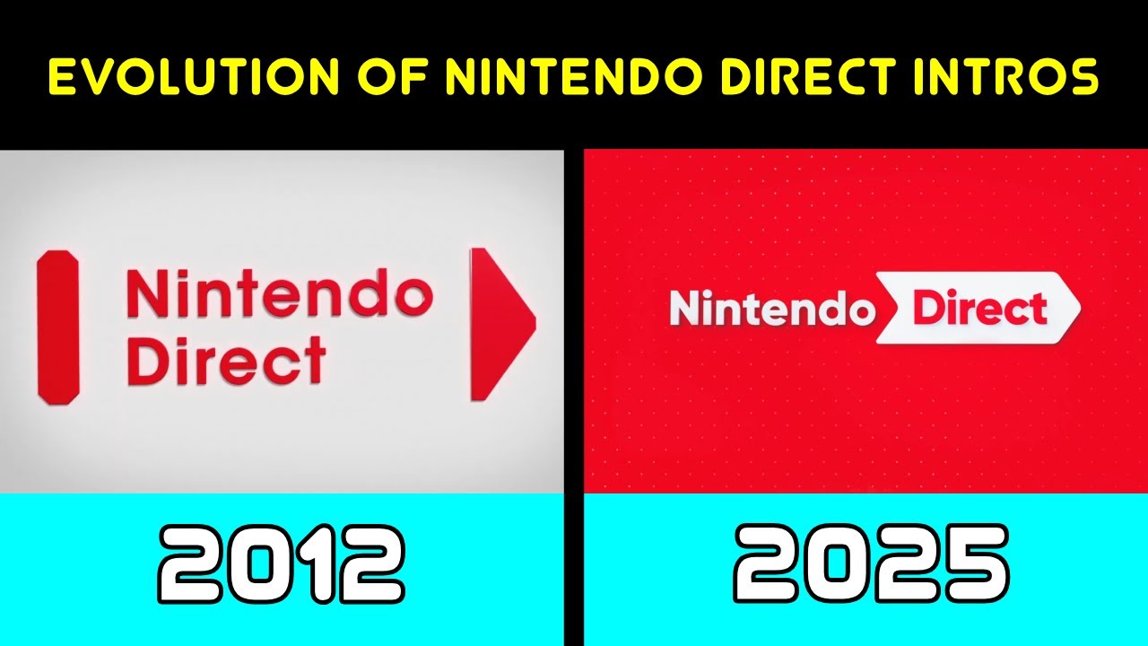 Evolution of Nintendo Direct Intros (2012 – 2025)