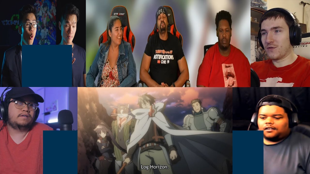 LOG HORIZON EPISODE 6 REACTION MASHUP!!