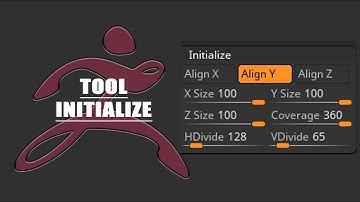 【ZBrush 2022】【memo】tool:initialize