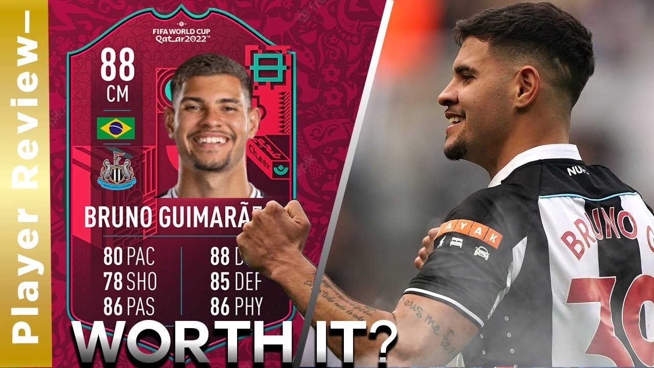 Too Over Priced?! 88 WC Path To Glory BRUNO GUIMARAES Player Review! FIFA 23