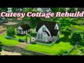 Cutesy Cottage Rebuild | No CC | Sims 4 Speed Build | ASMR