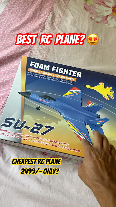 RC Fighter Jet 🔥😍/ Budget RC Plane Su27 / Remote Control / Goofy Boy #viralvideo #rcplane