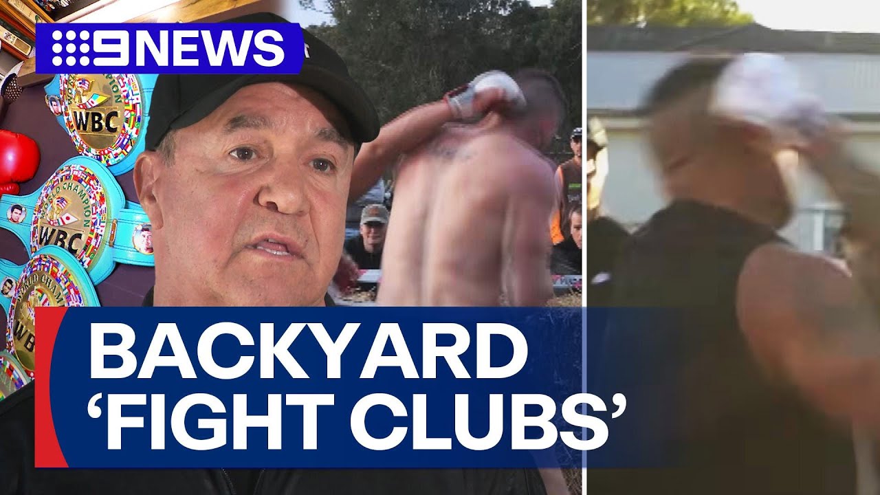 Backyard “fight club” has one of Australia’s best boxers up in arms | 9 News Australia