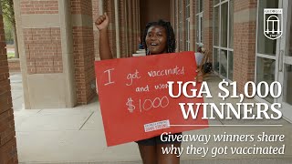 $1,000 UGA Winners: Why We Got Vaccinated