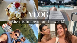 VLOG- My sis is in town for the week!