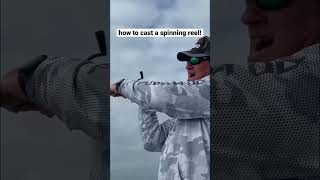 How to cast a spinning reel!