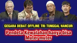 Tritunggal hancur,Pendeta Kewalahan Debat Offline Islam vs Kristen siap siap banjir mualaf