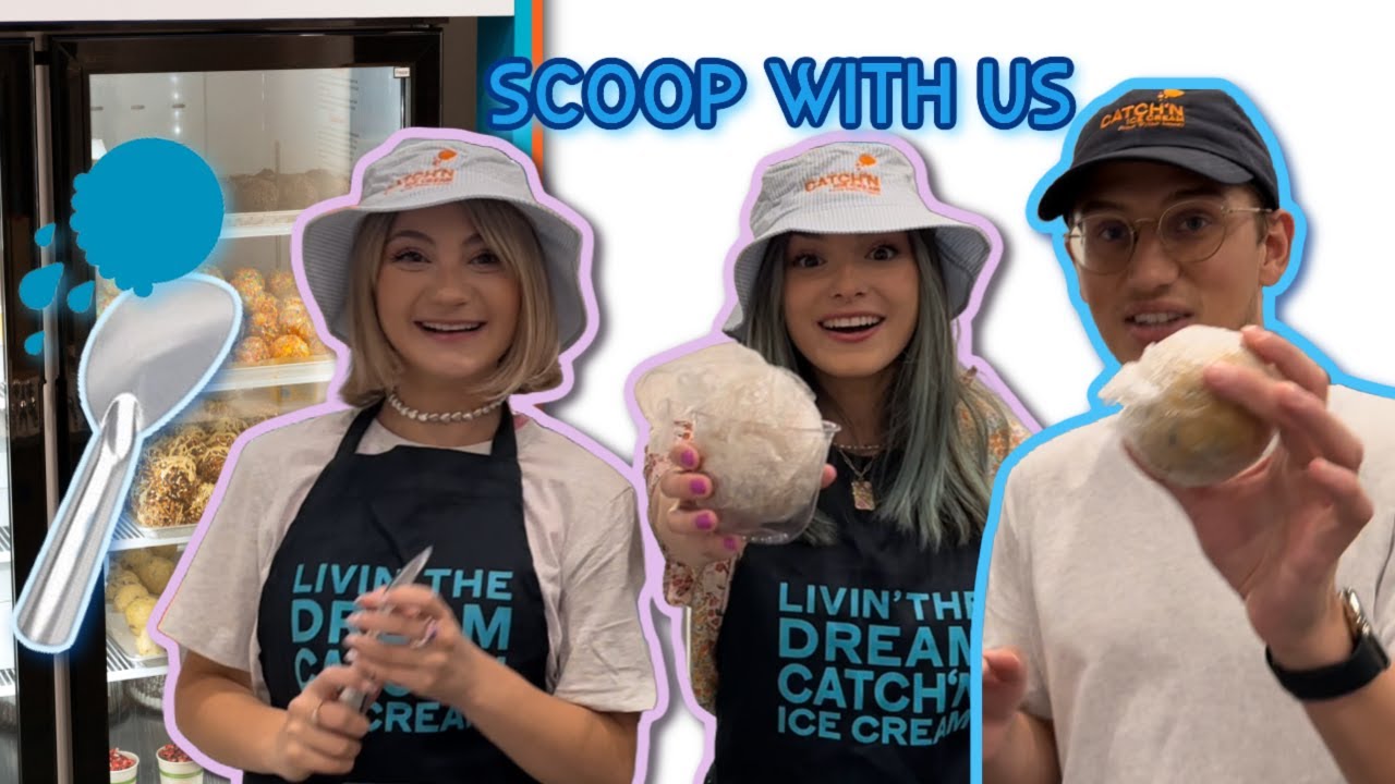We Scoop Ice Cream With DYLAN LEMAY At CATCH N Ice Cream YouTube