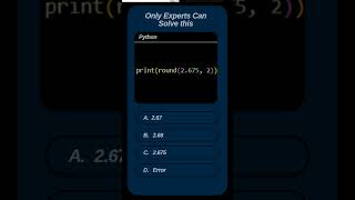 Only Coding Masters Can Solve This! 🔥 Write Your Answer in the Comments! python exercise #shorts