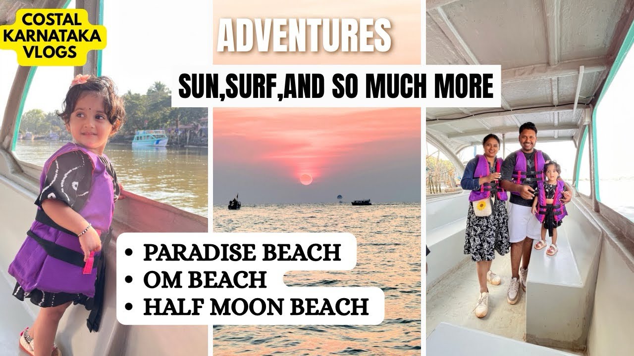 Ekach Divashi 3 Beaches in Gokarna 🌊 | Kayaking & Sea Adventure | Marathi Travel Vlog