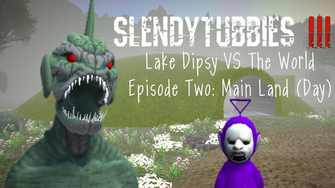 Slendytubbies 3 Lake Dipsy Vs The World Episode Two Main Land - slendytubbies vs map main land day i won roblox youtube