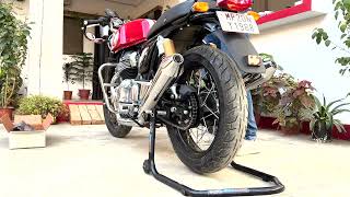 First Video on my Bike || Continental GT 650 || Exhaust Upgrade || Powerage Performance