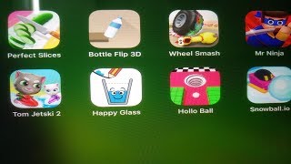 Perfect Slices, Bottle Flip 3D, Wheel Smash, Mr Ninja, Tom Jetski 2, Happy Glass, Hollo Ball screenshot 4