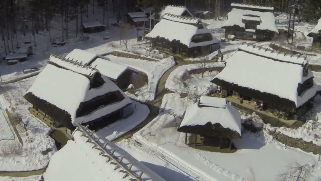 空からこんにちは西湖・根場地区