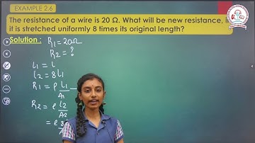 Current Electricity Class 12 | Unit 2 | Example 2.6