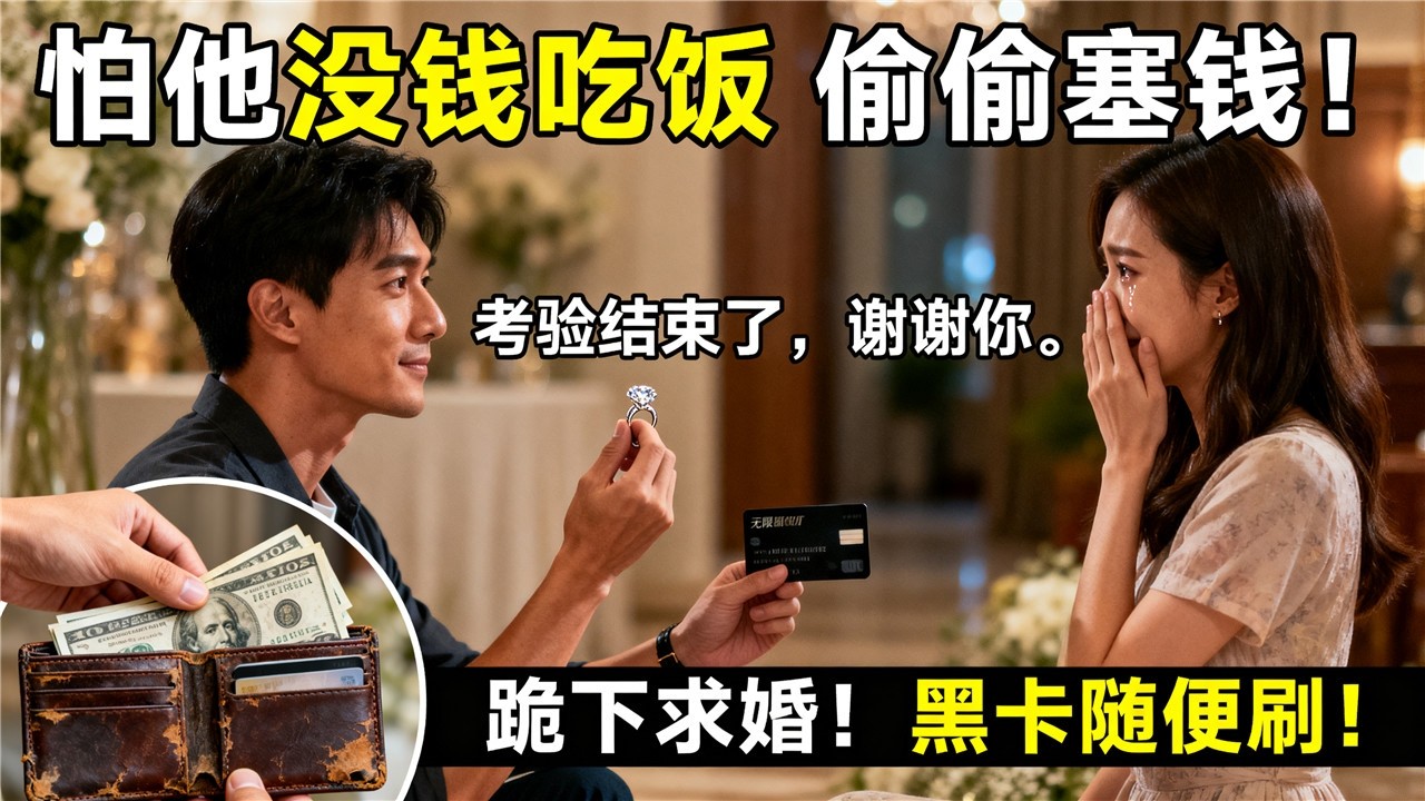 我把最后一千美元塞进