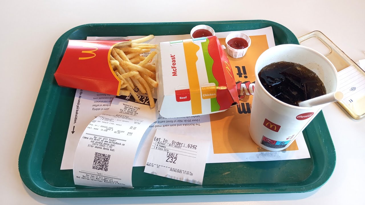 McDonalds McFeast & Co - Meny för 85kr