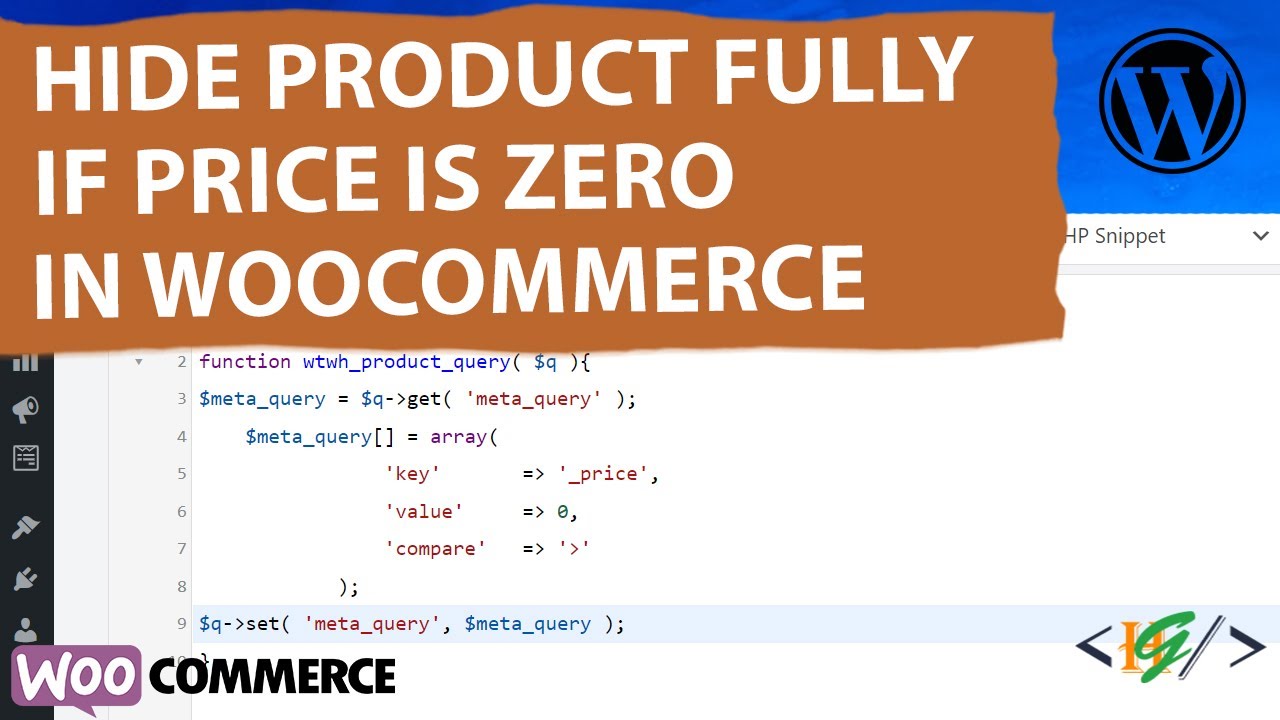 How to Hide WooCommerce Product Completely If Price is 0 / Zero in ...