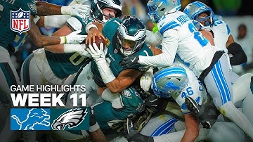 Detroit Lions vs Philadelphia Eagles Game Highlights | 2025 NFL Season Week 11