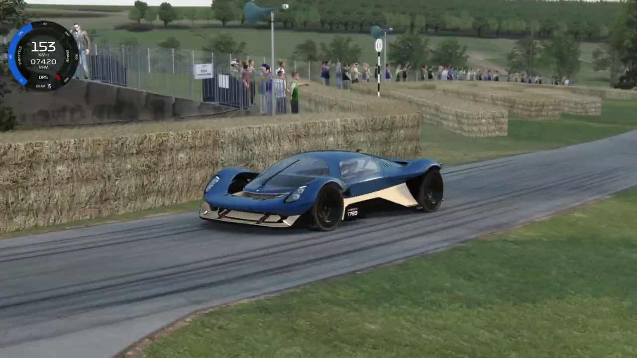Vision 1789 by Vision Automobiles Paris Mod In Assetto Corsa Goodwood Festival of Speed Hillclimb.
