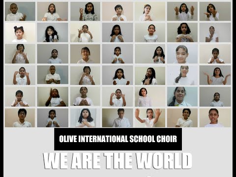 We Are The World | Michael Jackson | Cover By Olive International School Choir (USA Campus) 2020