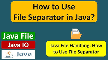 How to Use File Separator in Java? | Java File | Java IO | Java Tutorial