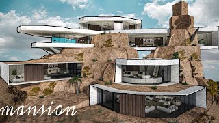 Bloxburg: Mansion Mountain Modern House | House Build | Roblox