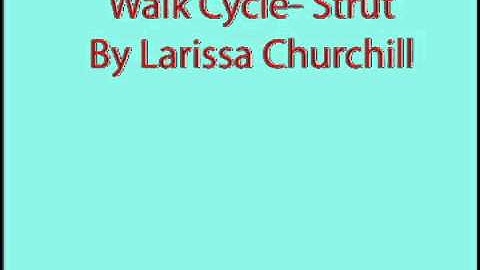 Walk Cycle- Strut