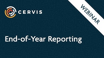 Webinar: End-of-Year Reporting - CERVIS Volunteer Management Software