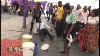 Prophet T Freddy turns water into cooking oil during church service