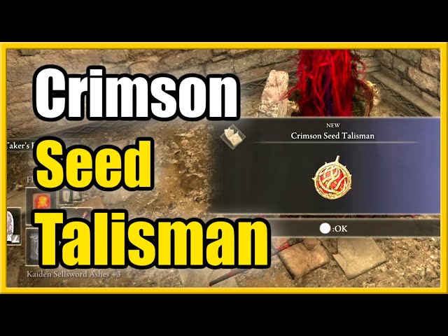 Crimson Seed Talisman - Elden Ring Guide - IGN