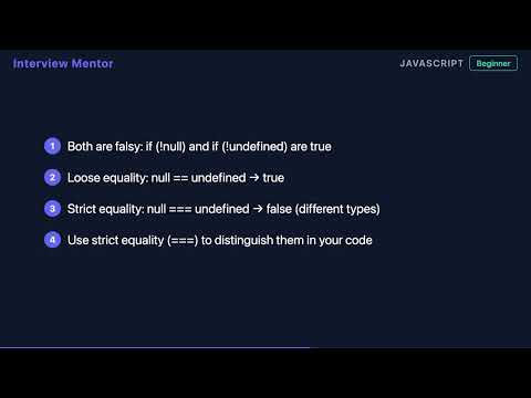null vs undefined in JavaScript | Master the Difference