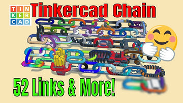 👀 Look! Two new Tinkercad Chain Links & Sweet HLMT23 shares 💯🤯