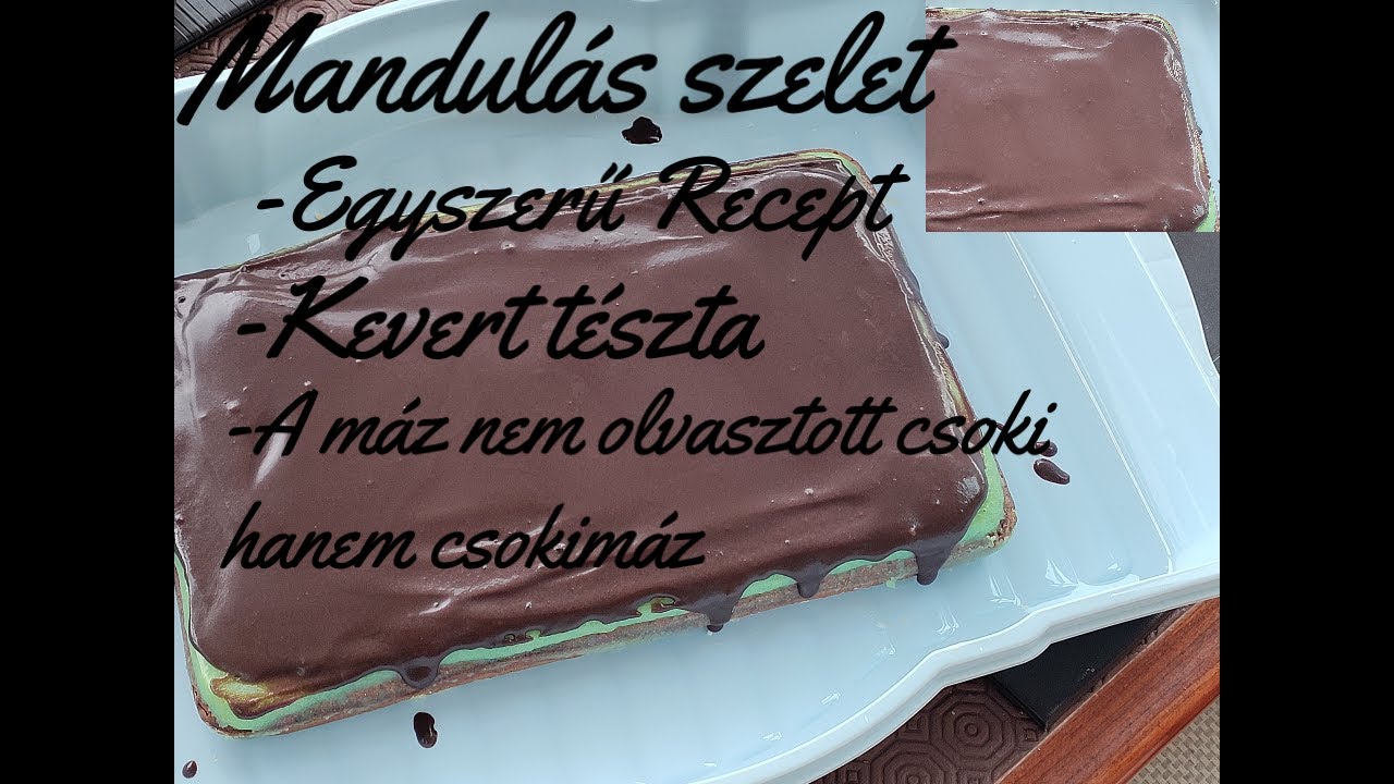 Hogyan készítsünk mandulás szeletet #recipe