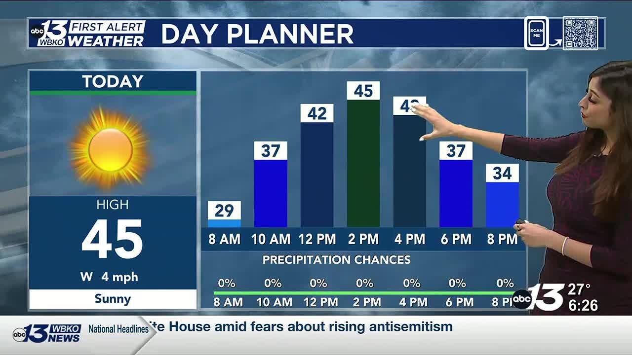 A cold Monday ahead! - YouTube