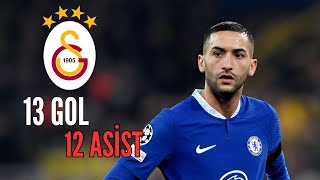 Hakim Ziyech Galatasaray'da! | Ziyech'in Chelsea'deki Tüm Gol ve Asistleri