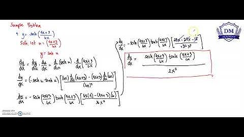 Part 2 Differentiation of Hyperbolic functions
