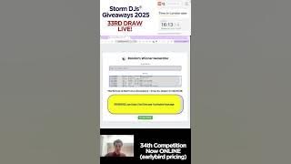 Storm DJs 33rd Draw! (streaming via loola.tv)