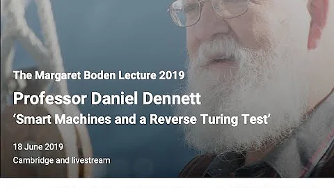 The Margaret Boden Lecture 2019 - Professor Daniel...