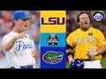 5 lsu vs 2 florida incredible  game 1 college world series finals  2023 college baseball