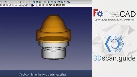FreeCAD, video 1. Reverse engineering of Mechanical forms. 3D scan processing.